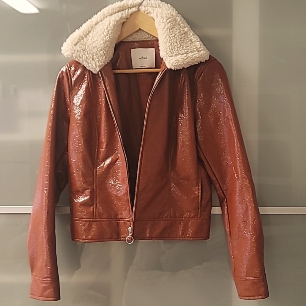 Wilfred vegan leather jacket